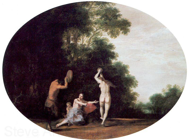 POELENBURGH, Cornelis van Nymphs and Satyr